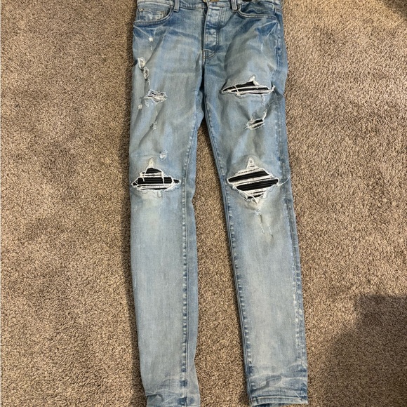 Amiri jeans light blue